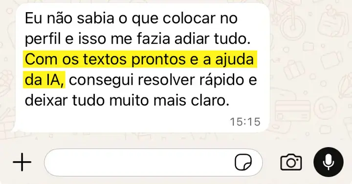 Depoimento 7 de aluna do Meu Negócio no Google